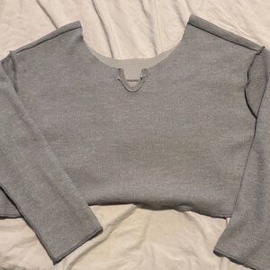 Gray Knit Sweater